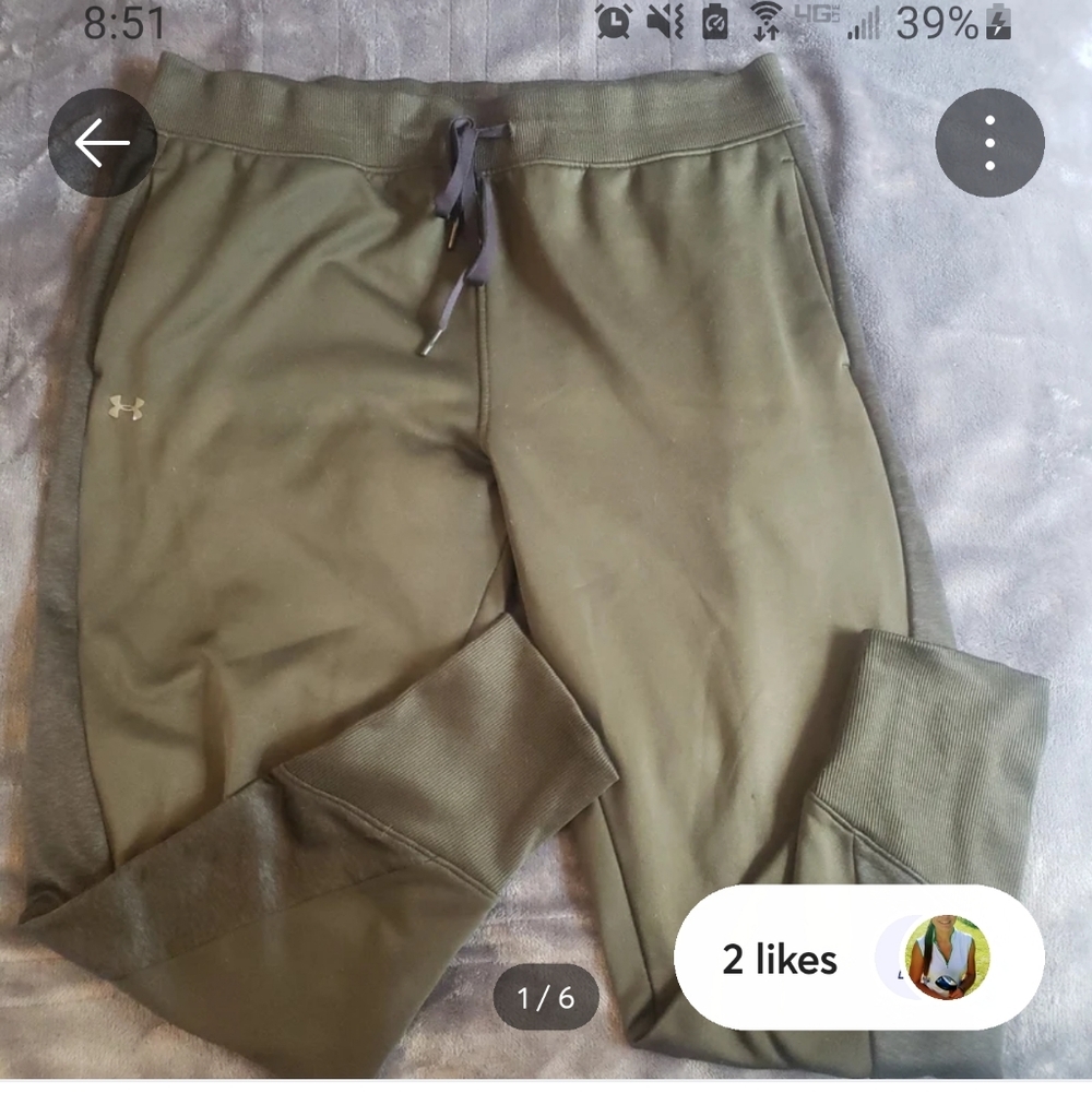 Under Armour Sage Green Athletic Pants